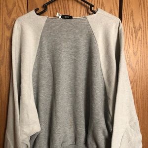 Crew neck dolman sweatshirt